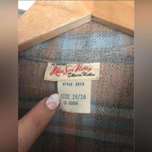 Vintage 60s Miss Sun Valley Plaid Maxi Dress - Picture 7 of 10